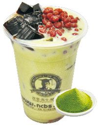 奶茶博士红豆仙草抹茶