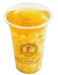 奶茶博士鲜百香椰果绿